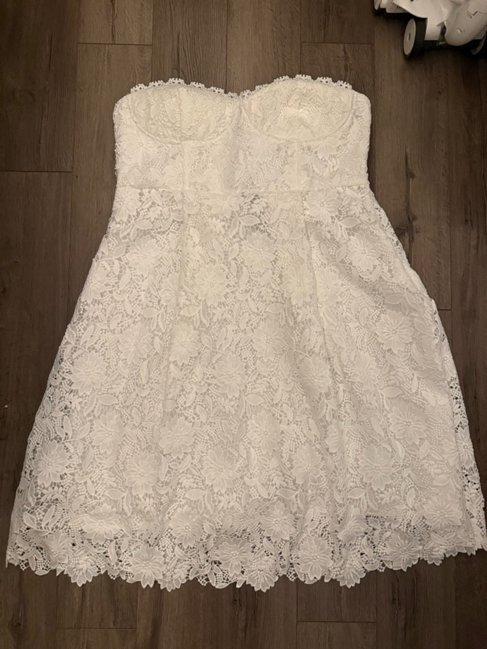 Strapless White Lace Dress - Fashion Nova (Isn’t She Lovely Lace Midi Dress)